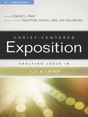 cover image of Exalting Jesus in 1,2,3 John